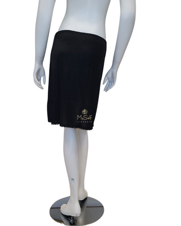 Slimit SLM2570 20" Black Slimit Nylon Half Slip myselflingerie.com